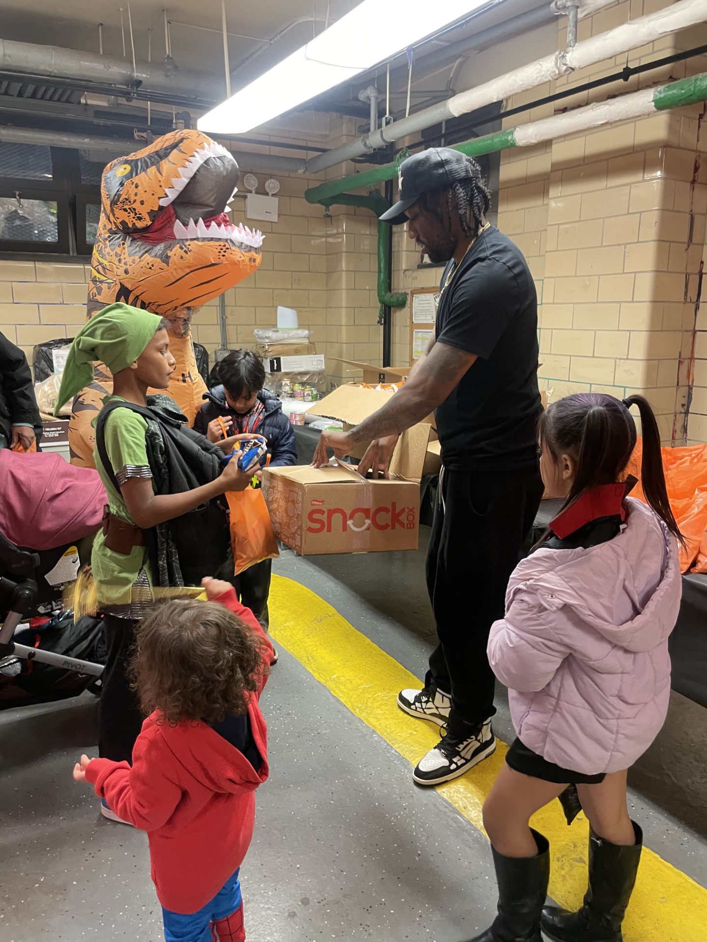 Holiday gift giveaway for children